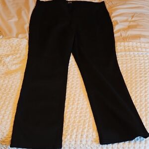 Black NYDJ Bootcut Pullon Jeans Size 18